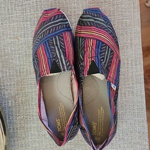 Toms Classic Tribe Printed Men 10 Alpargatas Shoes